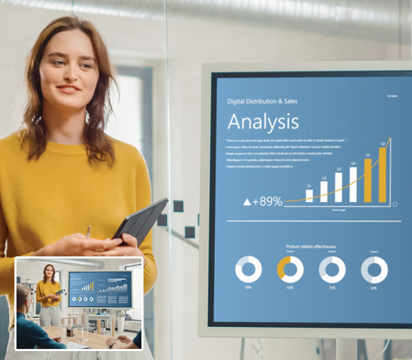 CV625-TBN/TWN PTZ camera with AI Track, Follow and Frame