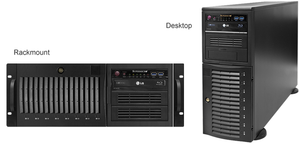 DUAL XEON,6-Hard Drive Video Storage-Workstation