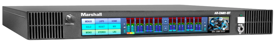 AR-DM61-BT Multi-Channel Digital Audio Monitor with Touch screen live preview screen