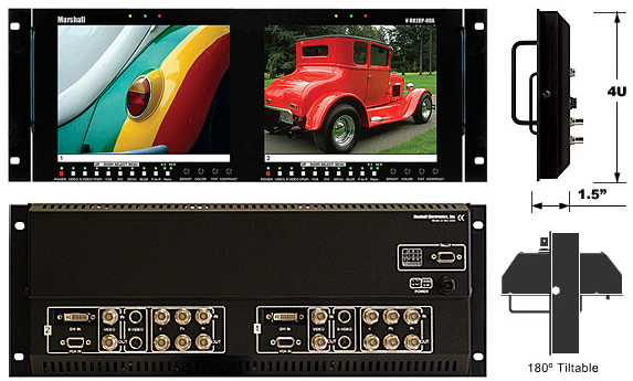 TFT-MegaPixel Multiformat Dual Screen 8.4-Inch Monitor Set