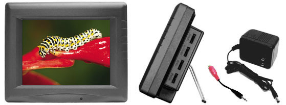 LCD Monitor with audio and reverse image