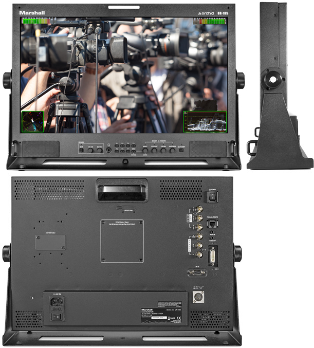 Fully Featured 18.5-inch Master Confidence Broadcast Monitor, model OR-185