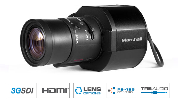 Full-HD 2.5MP Compact Broadcast Camera with AUDIO and HDMI