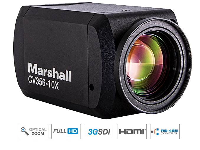 Marshall CV356-10X Compact 10X Camera (3GSDI & HDMI)