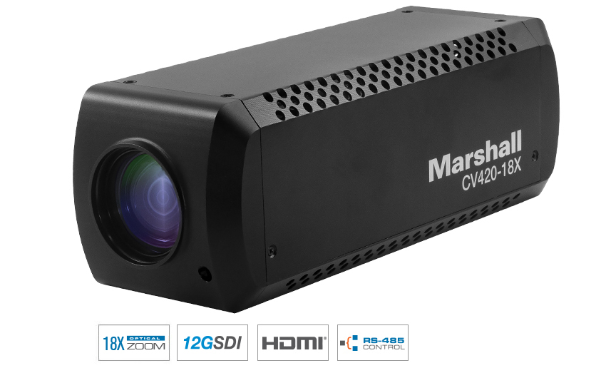 Marshall CV420-18X Compact 18X 4K Camera