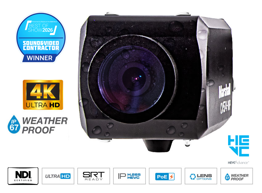 CV574-WP All-Weather UHD Camera NDI HX3