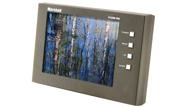 High Resolution LCD Monitor with NTSC/PAL Auto Recognition Composite