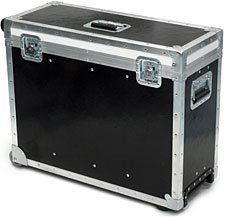 Rugged Road Case with wheels and pull-up handle