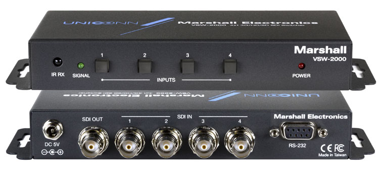 VSW-2000 - 4x1 3G/HD/SD-SDI Switcher