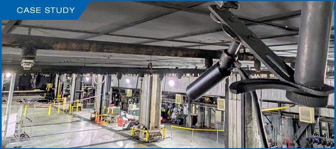 CV228 Lipstick cameras capture critical fire testing datat inside FM's Burn Labs