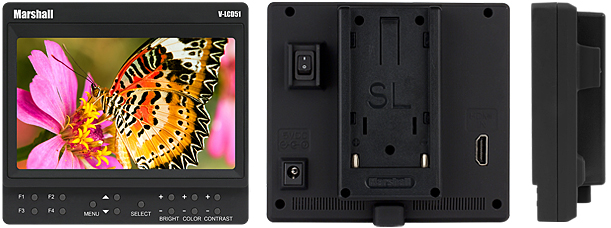 5 inch Small 800 x 480 Camera-Top / Portable Field Monitor with HDMI