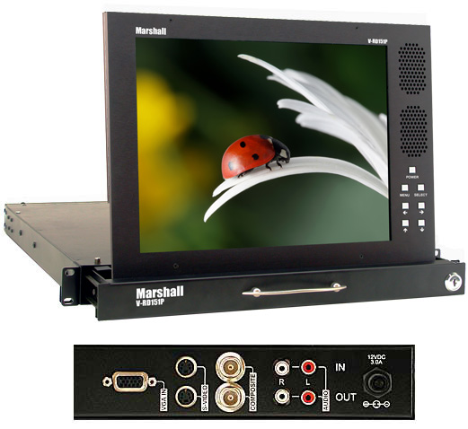 15 inch Rack mount with all HD and SD inputs