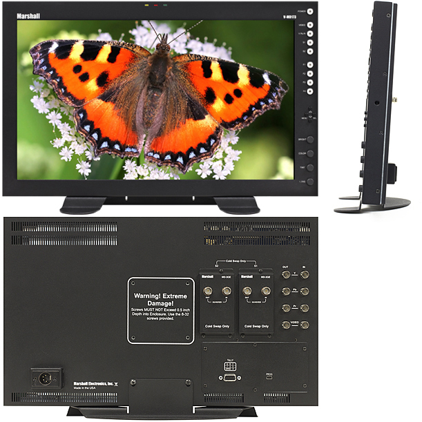 6RU 17-inch Full Resolution monitor with Modular Inputs