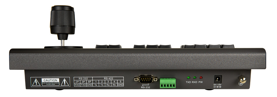 Keyboard PTZ Controller rear view